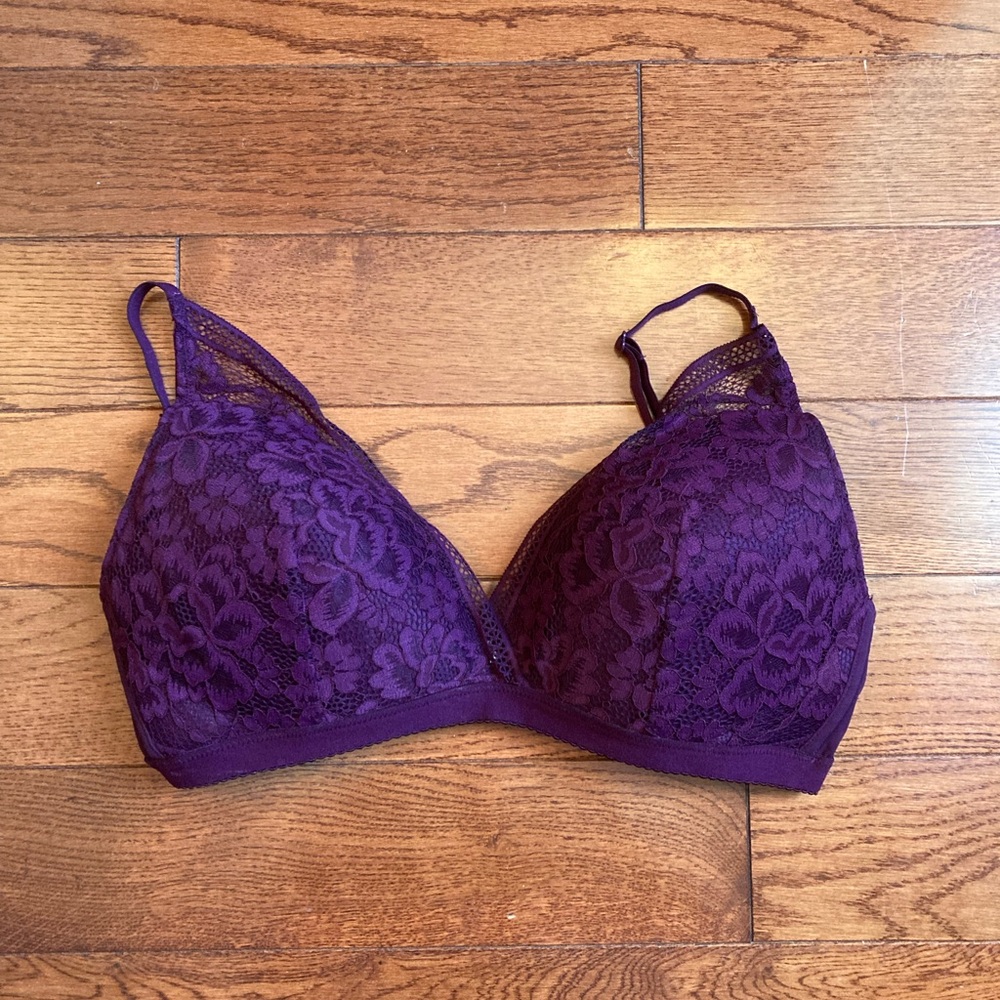 Knix Lace Deep-V Bralette - XL